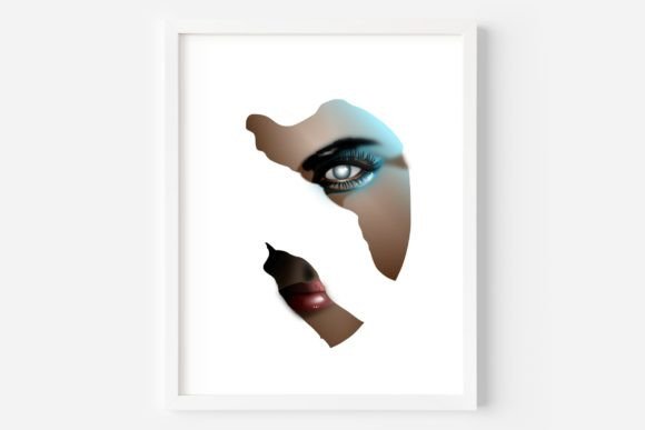 Download Woman Face Poster, Digital Wall Art - Art Collection