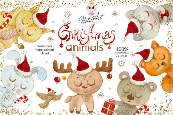 Download Christmas Animals Clipart, Winter Animal - Art Collection