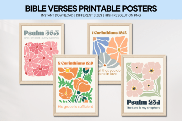 Download Boho Bible Verse Wall Art Neutral Poster - Art Collection