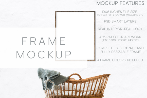 Download Nursery Wall Art Mockup Frame - Art Collection