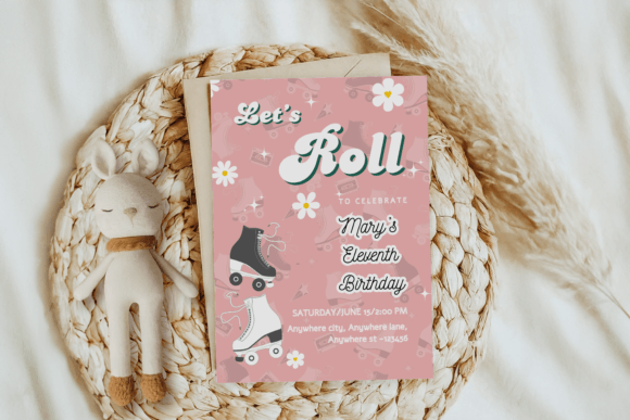 Download Roller Skating Party Invitation | Roller - Art Collection