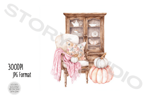 Download Cozy Autumn Decor Clipart Set - Art Collection