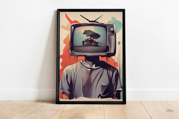Download Tv Man Digital Wall Art - Art Collection
