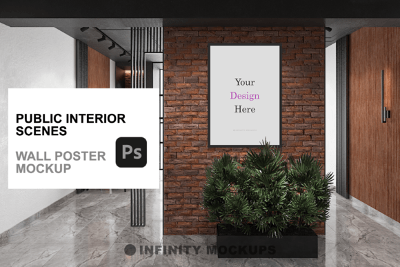 Download Public Interior Room Artwork Mockup - Art Collection