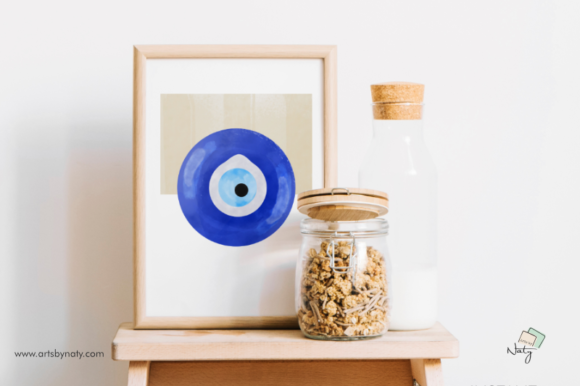 Download Evil Eye Printable Art Abstract Painting - Art Collection