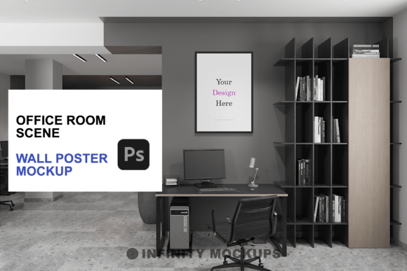 Download Office Room Artwork Mockup - Art Collection
