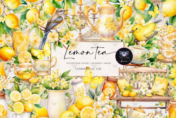 Download Lemon Tea Clipart Watercolor - Art Collection