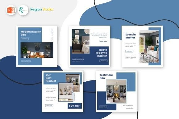Download Template Instagram - Modern Interior - Premium Resources