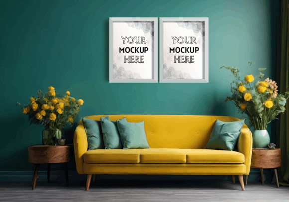 Download Two Wall Artwork Mockup - Art Collection