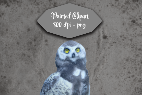 Download Snow Owl Painted Clipart - Art Collection