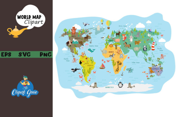 Download World Map Clipart - Art Collection