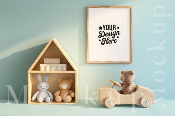 Download Wall Art Mockup for Nursery - Art Collection