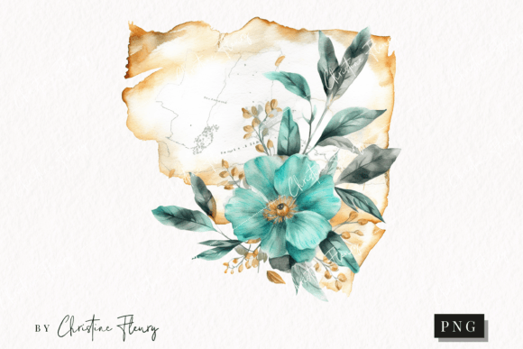 Download Watercolor Flower Map Clipart - Art Collection