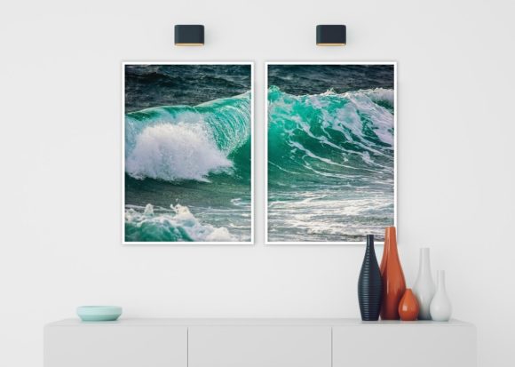 Download Ocean Set of 2 Wall Art Printable Decor - Art Collection