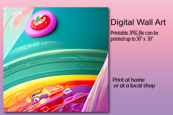 Download Digital Wall Art-Abstract Fantasy Scene - Art Collection