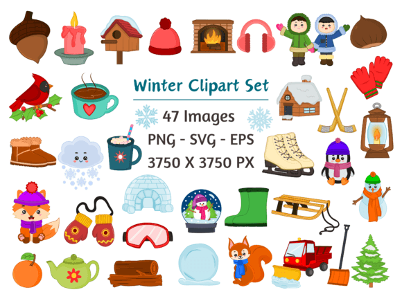 Download Winter Clipart Set - Art Collection