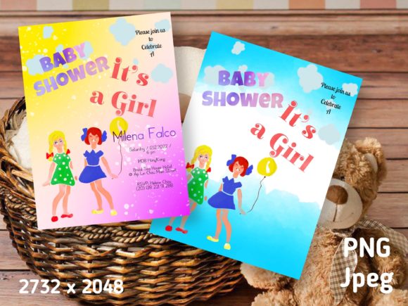 Download Baby Shower Invitation Clipart Postcard - Art Collection