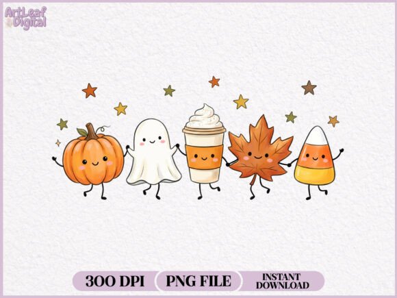 Download Cute Fall Autumn Halloween PNG - Halloween Collection