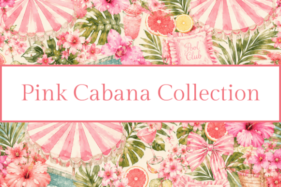 Download Pink Cabana Tropical Floral Clipart - Art Collection
