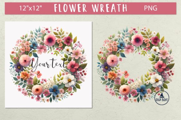 Download Flower Frame | Floral Wreath Clipart - Art Collection
