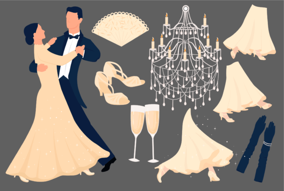 Download Ballroom Dancing Invitation, Clipart PNG - Art Collection