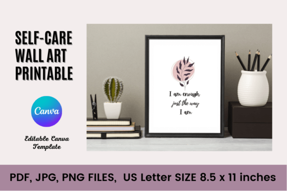 Download SELF - CARE WALL  ART PRINTABLE - Art Collection