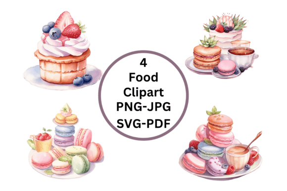 Download Watercolor Food Clipart PNG-JPG-SVG-PDF - Art Collection