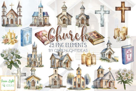 Download Watercolor Church Christian Clipart - Art Collection