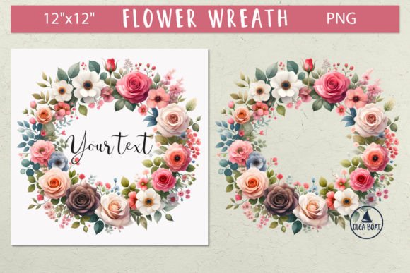 Download Floral Wreath Clipart| Watercolor Wreath - Art Collection