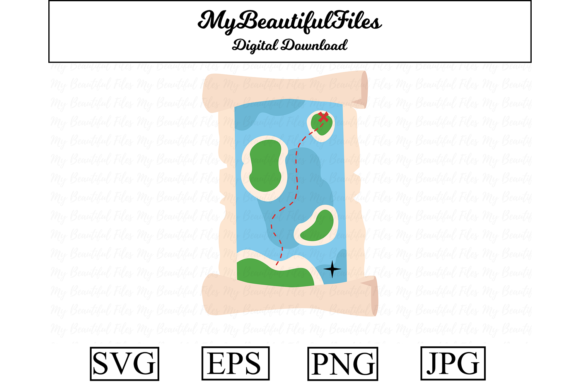 Download Pirates Treasure Map Clipart - Art Collection