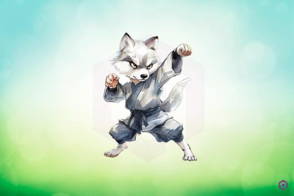 Download Kung Fu Wolf Clipart PNG - Art Collection