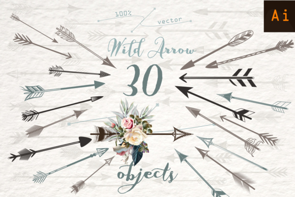 Download Wild Arrow Vector Clipart Set - Art Collection