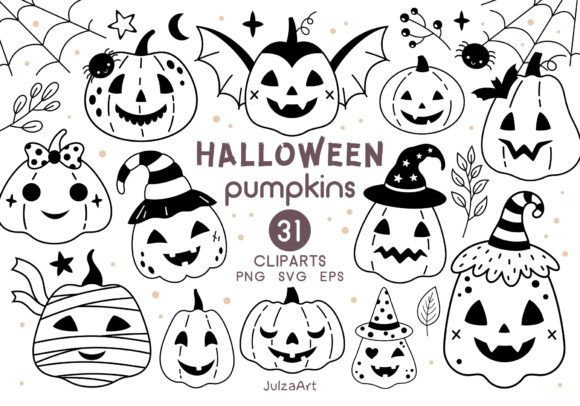 Download Black Halloween Pumpkin Clipart - Halloween Collection