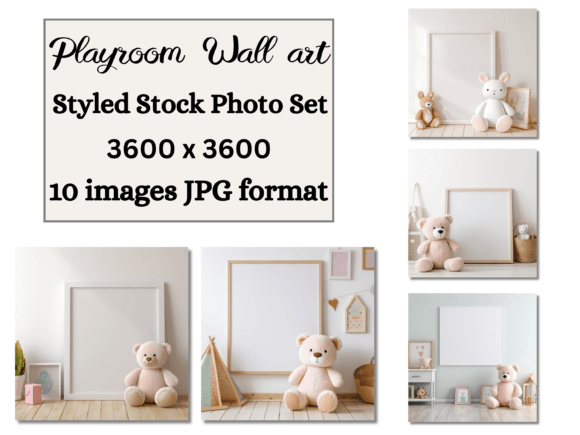 Download Childs Playroom Wall Art Mockups Bundle - Art Collection