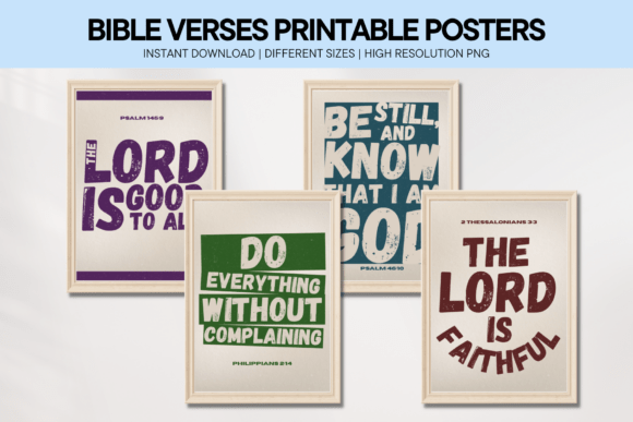 Download Bible Verse Wall Art Minimal Poster - Art Collection
