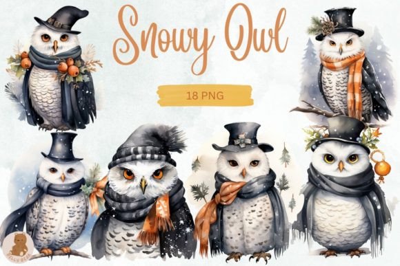 Download Snowy Owl Sublimation Clipart - Art Collection