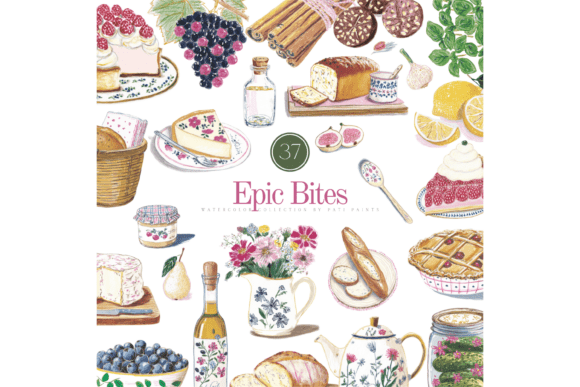 Download Watercolor Food Clipart Set - Art Collection