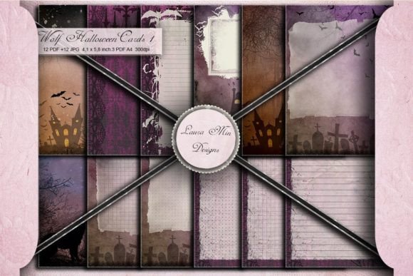 Download HALLOWEEN WOLF JOURNAL PAGES VOL. 1 - Halloween Collection