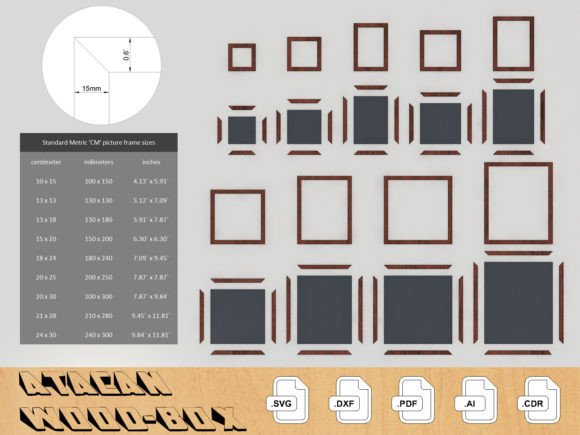 Download Frames Laser SVG Cut Files - Photo Frame - Photo Collection