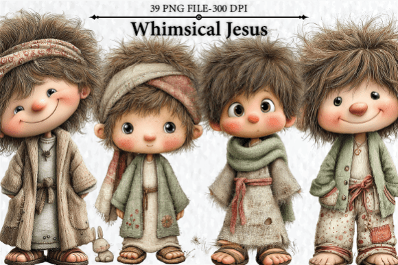 Download Whimsical Jesus Clipart - Art Collection