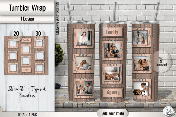Download Family Photo Tumbler Wrap 8 Photo Frames - Photo Collection