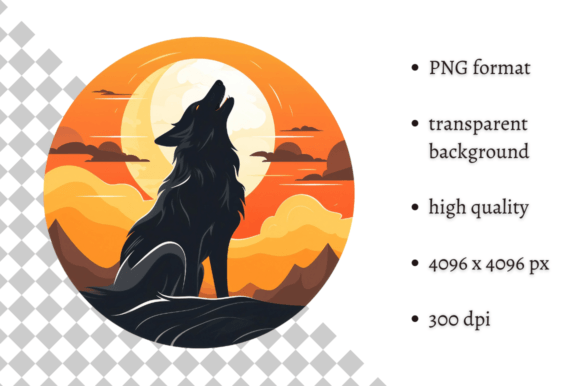 Download Cute Halloween Wolf PNG Clipart - Halloween Collection