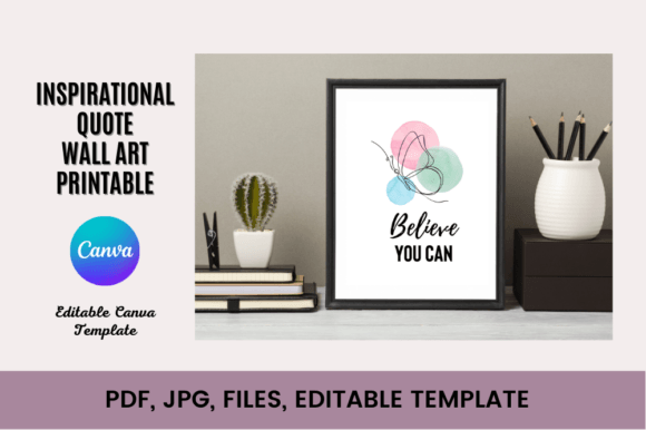 Download INSPIRATIONAL QUOTE WALL  ART PRINTABLE - Art Collection