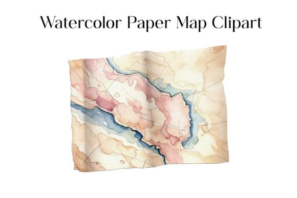 Download Watercolor Paper Map Clipart - Art Collection
