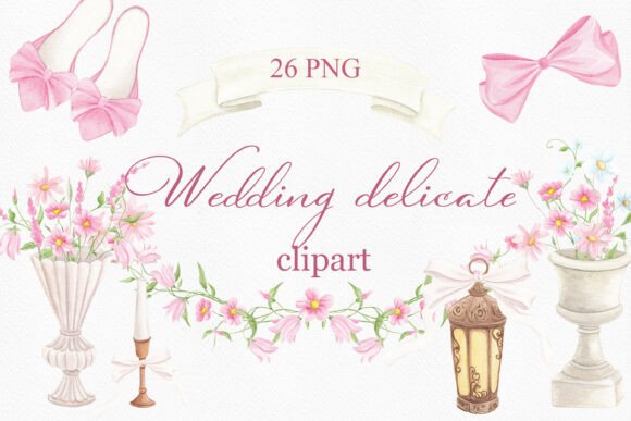 Download Watercolor Wedding Pink Invitation Art - Art Collection