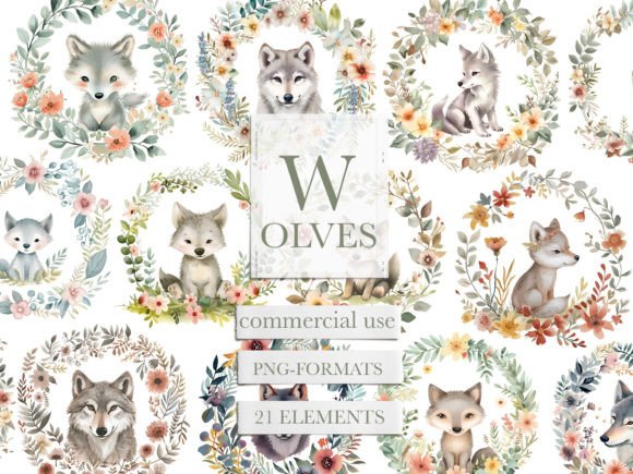 Download Baby Wolf Clipart, Wolf Clip Art, Wolves - Art Collection