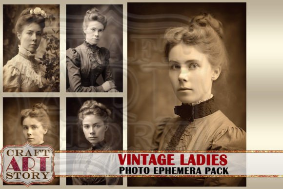 Download Vintage Photo PRETTY LADIES - Photo Collection