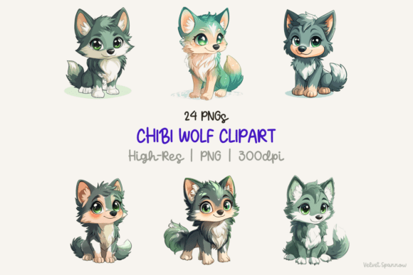 Download Chibi Wolf Clipart - Art Collection
