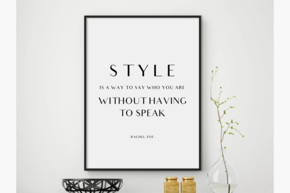 Download Fashion Quote Wall Art Printable Poster - Art Collection