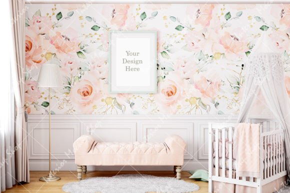 Download Nursery Mockup Frame - 1121 - Mockup frame Collection